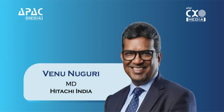 Venu Nuguri is appointed Managing Director of Hitachi India, effective 2 June. He will lead Hitachi India's digital transformation and Lumada growth, while continuing his roles at Hitachi Energy.