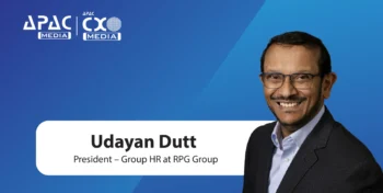 Udayan Dutt is the new President-Group HR at RPG Group, effective 2 June, to enhance RPG's talent pipeline, employee engagement and workplace innovation.
