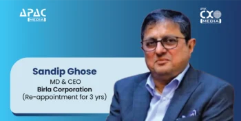Birla Corporation has reappointed Sandip Ghose as MD and CEO of MP Birla Cement for a three-year term.