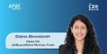 Disha Bhandary, with 20 years of HR experience in financial services, joins JioBlackRock Mutual Fund as Head of Human Resources, focusing on organisational transformation, talent strategy and a people-centric culture.