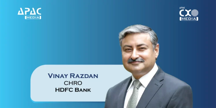 Vinay Razdan, after seven years at HDFC Bank, has resigned as Chief Human Resources Officer (CHRO), effective 18 June .