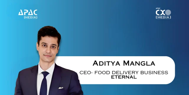 Eternal Appoints Aditya Mangla as CEO of Food Delivery Business