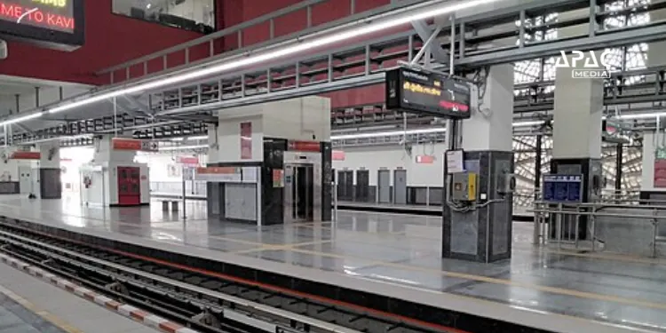 Kolkata Metro to demolish and rebuild cracked sections of Kavi Subhash (New Garia) station's Dakshineswar-bound platform due to accelerated damage from recent rains.