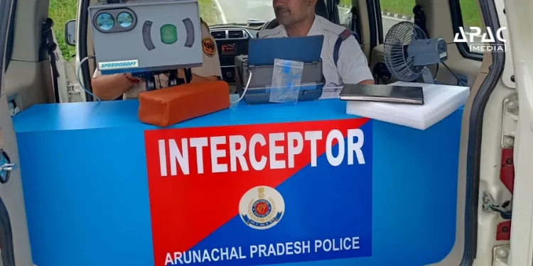 Arunachal Traffic Police launches advanced interceptor system with real-time speed detection to modernise traffic enforcement, reduce accidents, and enhance public safety across the state.