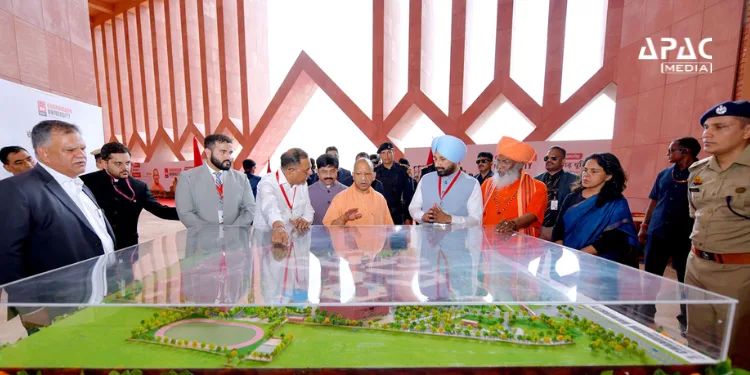 UP CM inaugurates Chandigarh University's new AI-augmented campus in Unnao, a multidisciplinary hub aligning with NEP to foster technology, tradition and skill development.
