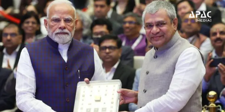 India marks a milestone with its first Made-in-India semiconductor chips, 12 MoUs, $1B Deep Tech Alliance and launch of ISM 2.0 at Semicon India 2025.
