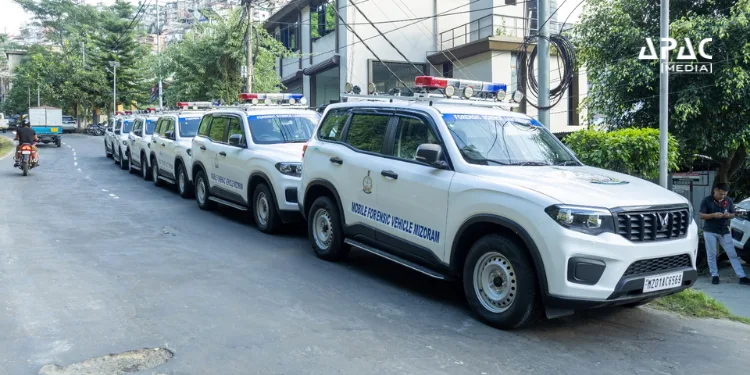 Mizoram has launched 10 mobile forensic vehicles worth Rs 4.8 crore to strengthen crime investigation under the new BNSS law. Equipped with modern tools, they will support on-site evidence collection and faster case analysis.