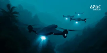 IIT Bombay researchers develop a novel ‘bearing-only’ control scheme enabling VTOL drone swarms to fly in formation without GPS or communication.