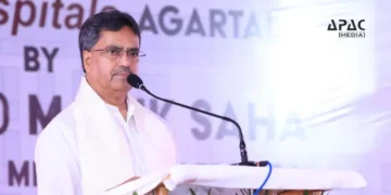 Tripura CM Manik Saha lays foundation for Rs 900-cr Shija super-speciality hospital at RK Nagar, boosting healthcare and local employment.