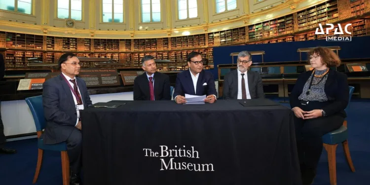Assam Govt, British Museum Sign MoU to Showcase 16th-Century Silk Textile Themed on Lord Krishna
