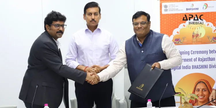 Rajasthan partners with MeitY’s Bhashini to enable multilingual e-governance, empowering citizens to access digital services in local languages.