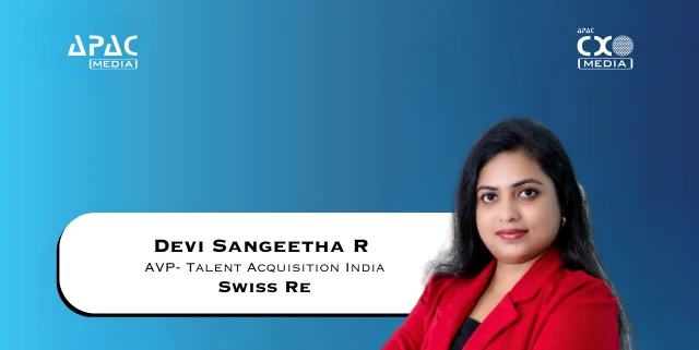 Devi Sangeetha R has joined Swiss Re as AVP – Talent Acquisition India, leading hiring strategy to support expanding GCCs and business growth across insurance and reinsurance.