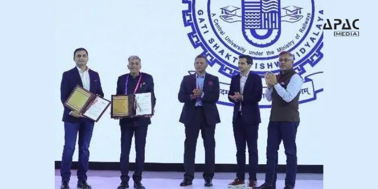 Gati Shakti Vishwavidyalaya and Amazon have signed an MoU for curriculum development, logistics research, and an Amazon Chair Professorship to boost sector innovation.