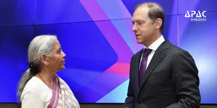 Sitharaman meets Russian Deputy PM Manturov ahead of the India-Russia Summit; both sides discuss trade, finance and sign a customs pact for faster clearances.