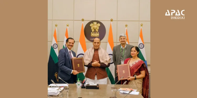 DRDO and Rashtriya Raksha University sign an MoU to collaborate on research, training and technology for defence and internal security, enhancing India’s self-reliance and strategic preparedness.