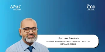 Piyush Prasad, Royal Enfield, Global Business Development, EV leadership, electric vehicles, international market expansion, EV partnerships, automotive industry, business strategy, two-wheeler EVs