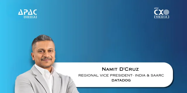 Datadog Promotes Namit D’Cruz to Regional Vice President for India and SAARC