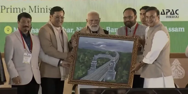PM Narendra Modi laid the foundation stone for the Rs 6,957 Cr Kaziranga elevated corridor and flag off two Amrit Bharat Express trains during his Assam visit.