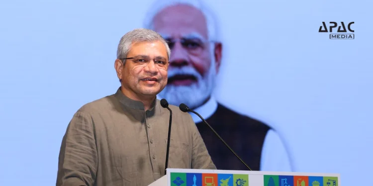 Union IT Minister Ashwini Vaishnaw launches a nationwide AI skilling initiative to train 10 lakh youth and entrepreneurs, announces Global AI Impact Summit in New Delhi and highlights IndiaAI Mission investments.