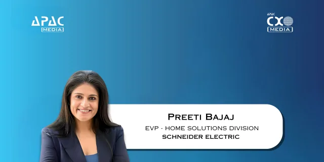 Schneider Electric appoints Preeti Bajaj as EVP, Home Solutions Division, tasking her with driving global growth in home energy management, EV charging and smart solutions.