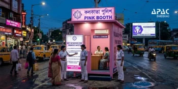 Kolkata Police launches all-women Pink Booths and SHINING mobile patrol teams, unveiled by Mamata Banerjee, to strengthen women’s safety across key city roads.