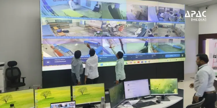 Telangana Urban Local Bodies Elections 2026 deployed over 13,000 surveillance cameras across 8,300 polling stations using Brihaspathi Technologies’ live webcasting system to enable real-time monitoring and enhance election transparency.