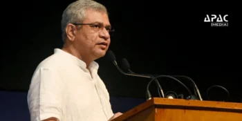 Union Minister Ashwini Vaishnaw announces Rs 17,366 crore rail allocation for Gujarat in FY27, highlighting station upgrades and progress on the Mumbai-Ahmedabad bullet train.