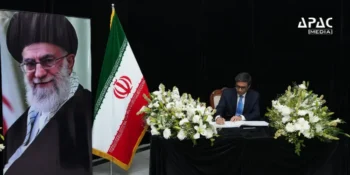 India conveys condolences over the death of Iran’s Former Supreme Leader Ali Khamenei, with Foreign Secretary Vikram Misri signing the condolence book at the Iranian Embassy in New Delhi.