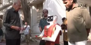 Students Deploy Robot to Boost Voter Awareness in Tamil Nadu Assembly Elections