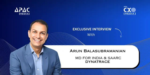 Arun Balasubramanian Appointed as Managing Director for India & SAARC at Dynatrace