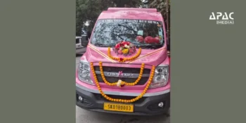 President Droupadi Murmu Flags Off Women-Only Pink Bus Service in Sikkim