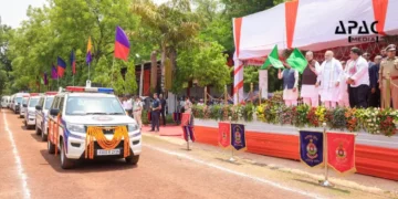 Home Minister Amit Shah Launches Jan Jan Suvidha Kendras, Dial-112 Fleet in Chhattisgarh