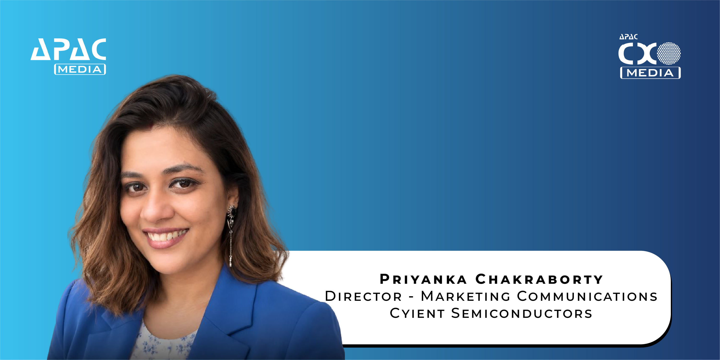Cyient Semiconductors Names Priyanka Chakraborty Marketing Director