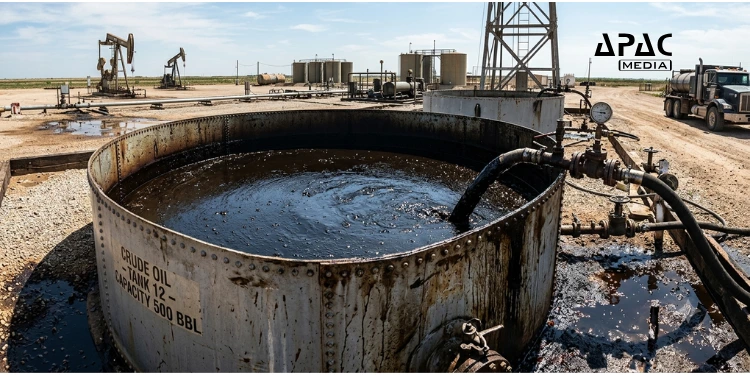 WTI Crude Today: Oil Falls 1% to ₹9,123 Despite Middle East Supply Risks; Saudi Arabia, China and US Data in Focus